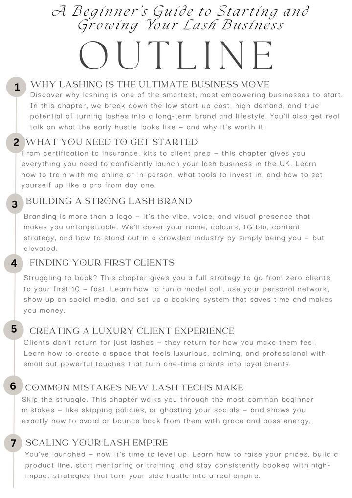 FREE:Build Your Lash Empire Ebook